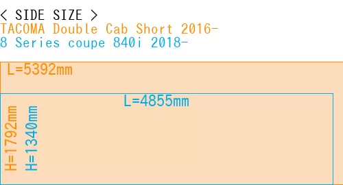 #TACOMA Double Cab Short 2016- + 8 Series coupe 840i 2018-